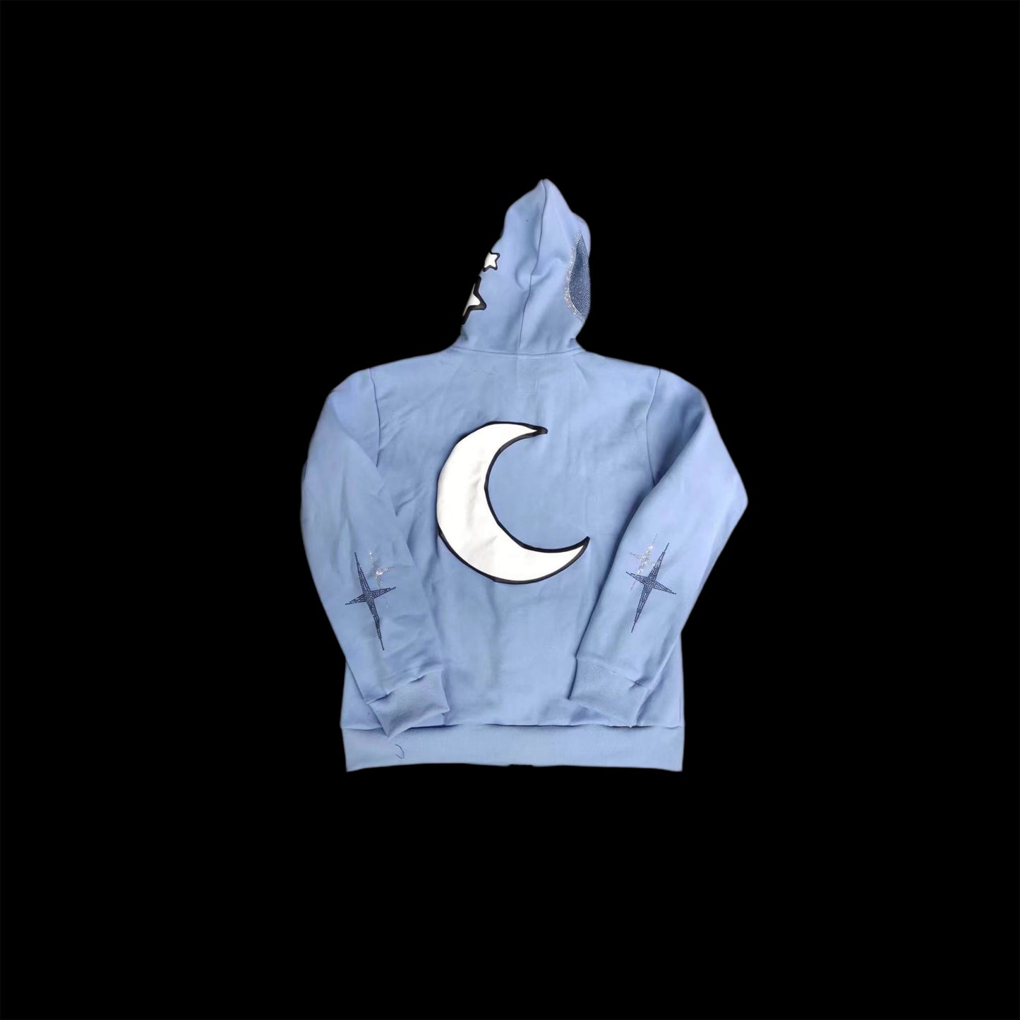 UNC Blue Full-Zip Hoodie